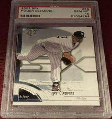 Roger Clemens #38 Baseball Cards 2002 Spx Prices