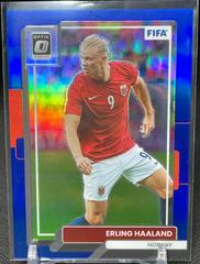 Erling Haaland [Optic Blue] #84 Soccer Cards 2022 Panini Donruss Prices