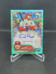 Alec Burleson [Aqua Wave] Baseball Cards 2023 Topps Chrome Update Autographs Prices