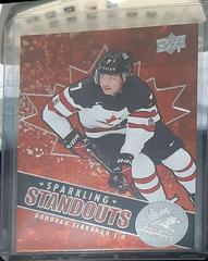 Donovan Sebrango #SS-14 Hockey Cards 2022 Upper Deck Team Canada Juniors Sparkling Standouts Prices