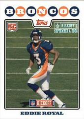 Eddie Royal [Silver Holofoil] #202 Football Cards 2008 Topps Kickoff Prices