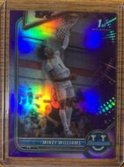 Mikey Williams [Chrome Purple Refractor] #1 Basketball Cards 2021 Bowman University Prices