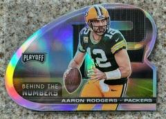 Aaron Rodgers [Die Cut] #BTN-ARO Football Cards 2021 Panini Playoff Behind the Numbers Prices