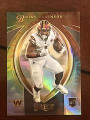 Brian Robinson Jr. [Tie Dye] #SCR-22 Football Cards 2022 Panini Select Certified Rookies Prices