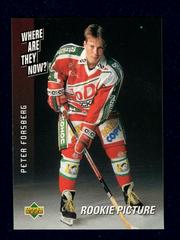 Peter Forsberg [Where Are They Now?] Hockey Cards 1995 Upper Deck Prices
