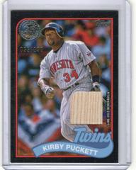 Kirby Puckett [Black] #89BR-KP Baseball Cards 2024 Topps 1989 Relic Prices