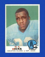 W.K. Hicks Football Cards 1969 Topps Prices
