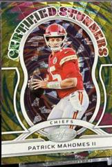 Patrick Mahomes II Football Cards 2022 Panini Certified Stunners Prices