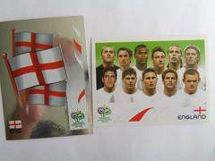 England Team #93 Soccer Cards 2006 Panini World Cup Germany Sticker Prices