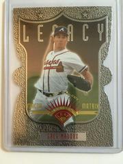 Greg Maddux [Die Cut] #351 Baseball Cards 1997 Leaf Fractal Matrix Prices