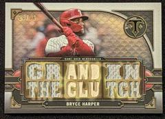 Bryce Harper #TTR-BH3 Baseball Cards 2022 Topps Triple Threads Relics Prices