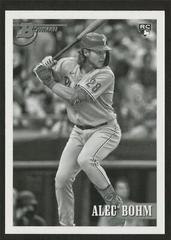 Alec Bohm [Black & White] #19 Baseball Cards 2021 Bowman Heritage Prices