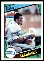 Dave Brown Football Cards 1984 Topps Prices