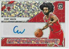 Coby White #FB-CWT Basketball Cards 2019 Panini Donruss Optic Fast Break Signatures Prices