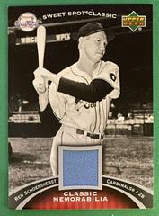 Red Schoendienst #CM-SC Baseball Cards 2007 Upper Deck Sweet Spot Classic Classic Memorabilia Prices