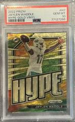 Jaylen Waddle [Gold Vinyl] Football Cards 2022 Panini Prizm Hype Prices