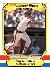 Bob Boone Baseball Cards 1987 Fleer Award Winners Prices