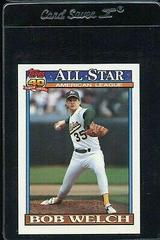 Bob Welch #394 Baseball Cards 1991 Topps Tiffany Prices