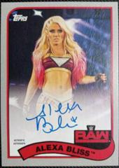 Alexa Bliss Wrestling Cards 2018 Topps WWE Heritage Autographs Prices