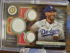 Mookie Betts [Gold] #TTR-MB Baseball Cards 2024 Topps Tribute Triple Relic Prices