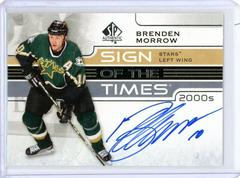 Brenden Morrow Hockey Cards 2021 SP Authentic Sign of the Times Decades 2000's Autographs Prices