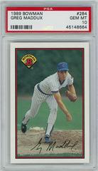 Greg Maddux #284 Baseball Cards 1989 Bowman Prices