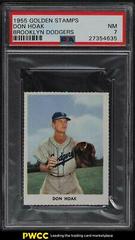 Don Hoak [Brooklyn Dodgers] Baseball Cards 1955 Golden Stamps Prices