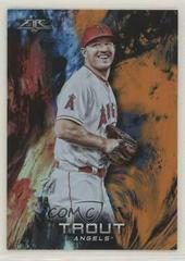 Mike Trout [Orange] #100 Baseball Cards 2018 Topps Fire Prices