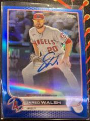 Jared Walsh [Blue] Baseball Cards 2022 Topps Chrome Veteran Autographs Prices