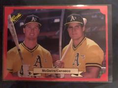 McGwire/Canseco [Red] #None Baseball Cards 1988 Classic Travel Update I Prices