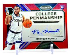 Markquis Nowell #24 Basketball Cards 2023 Panini Prizm Penmanship Prices