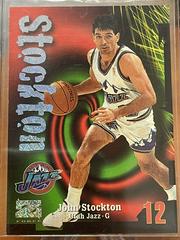 John Stockton [Rave] Basketball Cards 1997 Skybox Z Force Prices