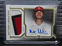 Matthew Liberatore Baseball Cards 2023 Topps Definitive Rookie Patch Autographs Collection Prices