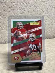 Jerry Rice, Joe Montana [Silver] #TDT-SF9 Football Cards 2022 Panini Contenders Touchdown Tandems Prices