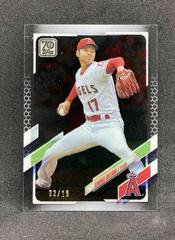 Shohei Ohtani [Clear] Baseball Cards 2021 Topps Prices