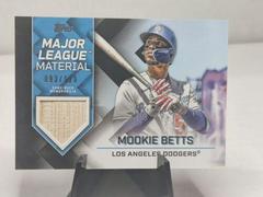 Mookie Betts [Black] #MLM-MB Baseball Cards 2022 Topps Update Major League Material Relics Prices