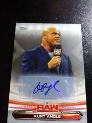 Kurt Angle [Autograph Silver] #44 Wrestling Cards 2019 Topps WWE RAW Prices