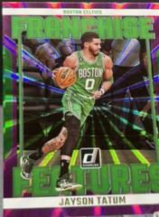 Jayson Tatum [Purple] #1 Basketball Cards 2023 Panini Donruss Franchise Features Prices