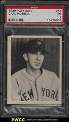 Carl Hubbell #53 Baseball Cards 1939 Play Ball Prices