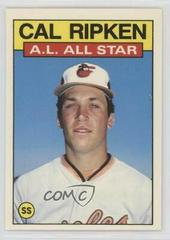 Cal Ripken Jr. #715 Baseball Cards 1986 Topps Tiffany Prices