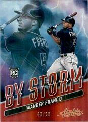 Wander Franco [Spectrum Red] #BYS-1 Baseball Cards 2022 Panini Absolute By Storm Prices
