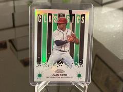 Juan Soto [Green] Baseball Cards 2022 Topps Chrome New Classics Prices