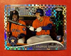 George Springer [X Fractor] Baseball Cards 2014 Topps Chrome Prices
