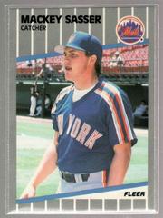 Mackey Sasser #48 Baseball Cards 1989 Fleer Glossy Prices