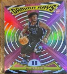 AJ Griffin [Pink] Basketball Cards 2022 Panini Chronicles Draft Picks Gamma Rays Prices