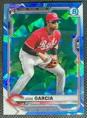 Jose Garcia Baseball Cards 2021 Bowman Chrome Sapphire Prices