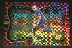 Andres Iniesta [Checkerboard] Soccer Cards 2017 Panini Select Prices