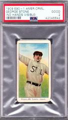 George Stone [No Hands Visible] Baseball Cards 1909 E90-1 American Caramel Prices