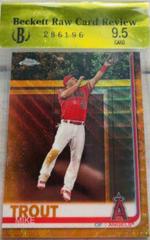 Mike Trout [Jumping Orange Refractor] #200 Baseball Cards 2019 Topps Chrome Prices