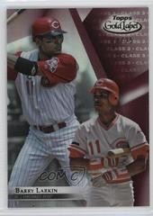 Barry Larkin [Class 3 Red] #37 Baseball Cards 2018 Topps Gold Label Prices